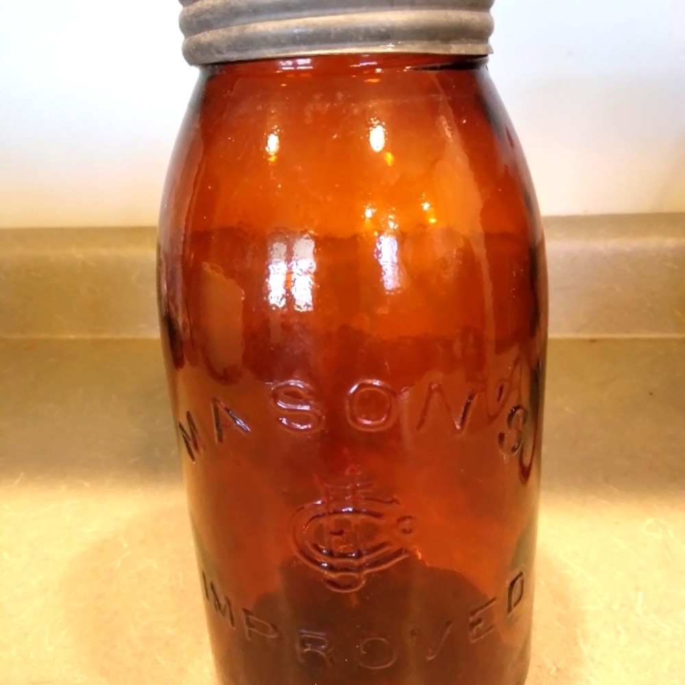 VINTAGE MASON FRUIT JAR - PATENT NOV 30th 1858 - EXTREMELY OLD AND RARE